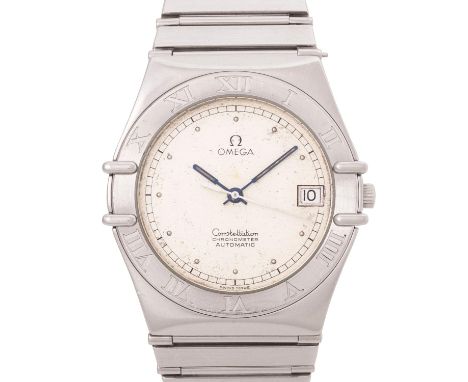 OMEGA Constellation Herrenuhr. Edelstahl. Glasboden. Automatik-Werk in funktionsfähigem Zustand. Frisch revisioniert am 26.07
