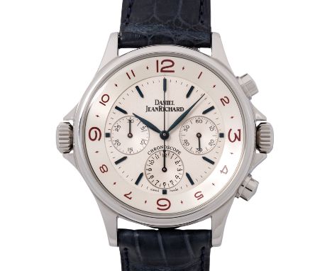 DANIEL JEANRICHARD Chronoscope Ref 25020 Herren Chronograph. Edelstahl. Automatik-Werk Kal. ETA 2824-2 mit sehr guten Gangwer