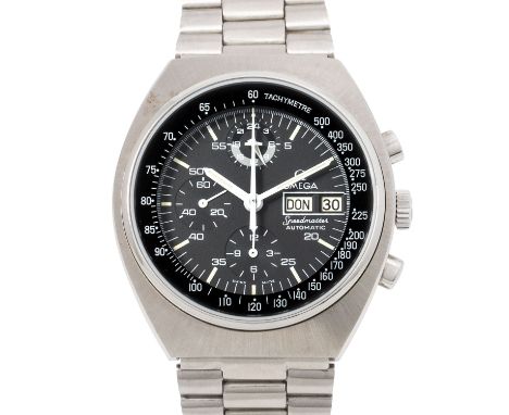 OMEGA Speedmaster Mark 4.5 Chrongraph Ref. 176.0012 von 1980. Box und Papiere. Erstkauf am 30.12.1980 bei Juwelier Kurtz in S