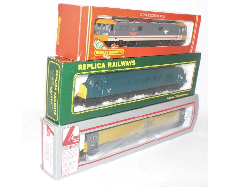 A boxed 00 gauge locomotive diecast group to include a Hornby R388 Frank Hornby Bo-Bo electric locomotive No. 86414, together