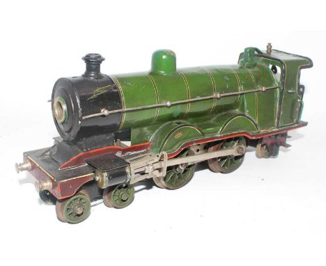 Marklin 4-4-2 loco, electric British Outline, heavily over painted and varnished, C.E.3120 on r/h rear splasher, some chips a
