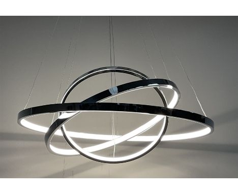 Dar Lighting - contemporary three ring pendant LightDimensions: Depth/Diameter:&nbsp;60cm