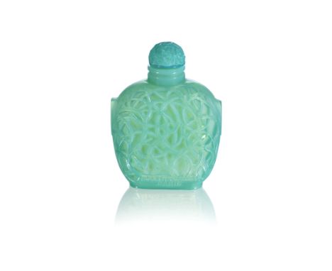 René Lalique (French, 1860-1945)A Pre-War 'Le Jade' Perfume Bottle for Roger et Gallet, design introduced in 1926opalescent j
