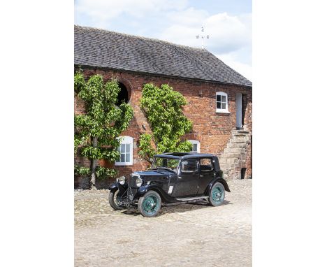 1933 Riley 9 Monaco SaloonRegistration no. AGP 393Chassis no. 6021470Odometer Reading: 84,903MoT Expiry: N/A *Older restorati