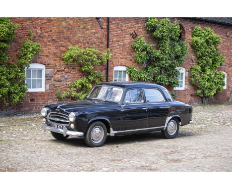 1958 Peugeot 403 SaloonRegistration no. TSU 972Chassis no. 2208263Odometer Reading: 87,253MoT Expiry: n/a *Solid body requiri