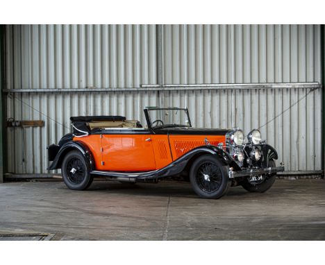 1934 Talbot AV105 Three Position Drophead CoupéRegistration no. ARE 34Chassis no. 35488Mileage: TBAMoT: Exempt *Much supporti