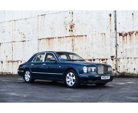 2001  Bentley Arnage Red LabelRegistration no. Y836 VFFChassis no. SCBLC31E31CH06031Odometer: 50000MOT: 22/01/2021*Good Histo