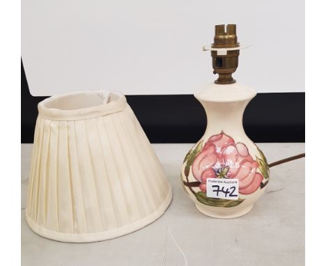 Moorcroft Magnolia Lamp &amp; Shade: 