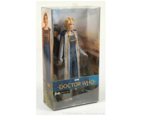 Mattel Barbie Signature Doctor Who Thirteenth Doctor doll, Near Mint, unused, within Good Plus opened packaging.