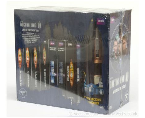 Doctor Who Limited Edition DVD Gift Set, 41 disc set, includes complete series 1-6, 11th Doctor Sonic Screwdriver, 3 new BBC 