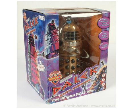 Product Enterprise BBC Doctor Who Large Scale 12" Classic Dalek Radio Command, Good Plus to Excellent, within Good opened pac