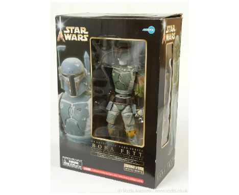 Kotobukiya ArtFX Star Wars Boba Fett 1/7 scale pre-painted soft vinyl snap-fit model kit, Excellent to Near Mint, unused, wit