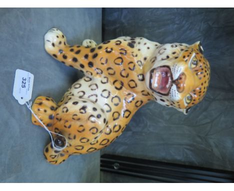 Ronzan Italy ceramic figure of a cheetah cub