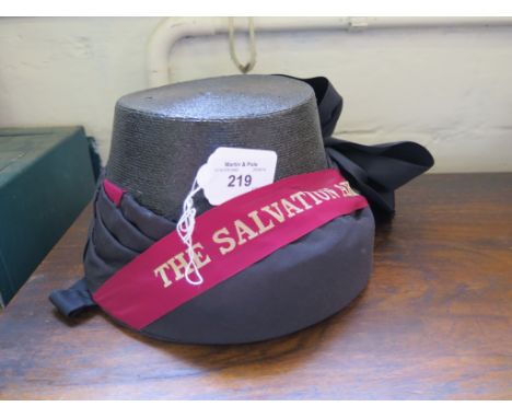 An early 20th century Salvation Army bonnet