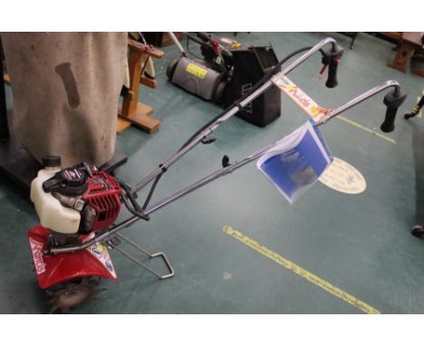 Mantis Tiller cultivator with four stroke Honda engine 