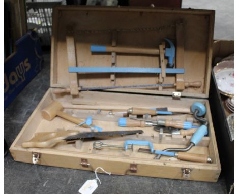 Child's toolbox &amp; tools 