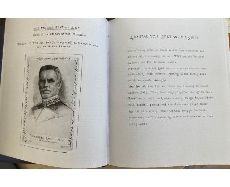 'Admiral Graf Von Spee And His Ships by Frank Laycock. A privattly produced book illustrating 263 pages of a collection forme