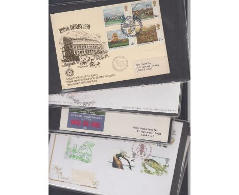 STAMPS FIRST DAY COVERS : Two albums of covers including some Cotswold and special handstamps (88 covers)