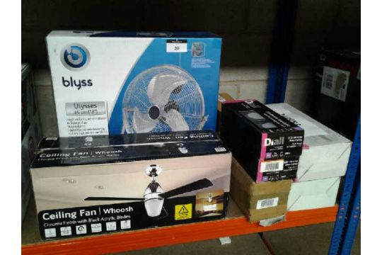 Blyss Ulysses High Velocity Air Circulator Whoosh Ceiling