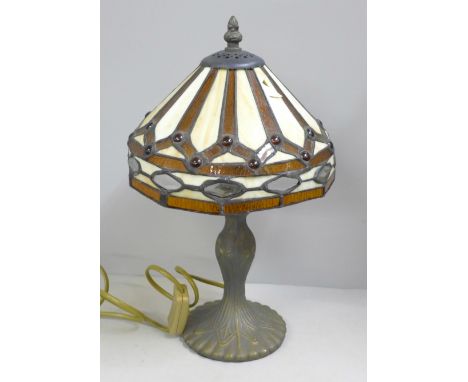 An Art Nouveau style table lamp 