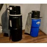 (2) Skat Blast VAC-55 HEPA Vacuum, Dust collector + Hose and clamps + Final filter bag, per seller
