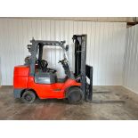Toyota 10,000-LB. Capacity Forklift, Model 7FGCU45, S/N 64860, LPG Fuel, Treaded Cushion Tires, 3-St
