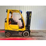 Hyster 5,000-LB. Capacity Forklift, Model S50FT, S/N G187V03401M LPG Fuel, Non-Marking Cushion Tires