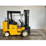 Yale 10,000-LB. Capacity Forklift, Model GLC100MJNGAE092, S/N D818V02050C, LPG Fuel, Cushion Tires,