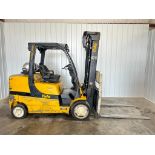2019 Yale 10,000-LB. Capacity Forklift, Model GLC100VXNKAE100, S/N G818V04075T, LPG Fuel, Cushion Ti