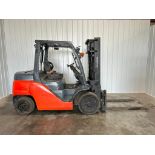 2017 Toyota 8,000-LB. Capacity Forklift, Model 8FD35U, S/N 11714, Diesel Fuel, Solid Pneumatic Tires