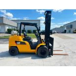Caterpillar 10,000-LB. Capacity Forklift, Model P10000, S/N AT29D80163, LPG Fuel, Dual Drive Solid P