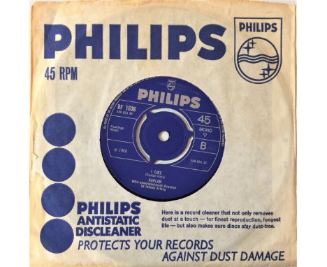KAPLAN - I LIKE C/W DO YOU BELIEVE IN MAGIC 7" - ORIGINAL UK PHILIPS RELEASE (BF 1636). The magical, haunting Pop/Psych melte