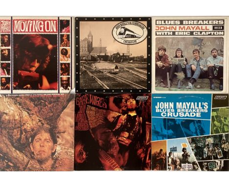 JOHN MAYALL / BLUESBREAKERS LP COLLECTION. A smashing collection of 11 John Mayall LPs. Titles include Blues Breakers with Er
