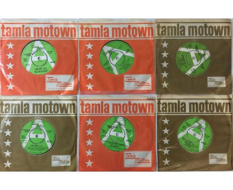 TAMLA MOTOWN - UK 7" DEMOS (1966 TO 1970). Brilliant collection of 6 x hard to source original UK Tamla Motown 'green and whi