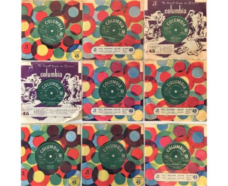 COLUMBIA 7" COLLECTION (RELEASES FROM 'DB 4200' TO '4700' - R&amp;R/DOO WOP/POP). Cracking catalogue of 30 x original UK Colu