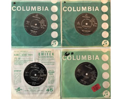 COLUMBIA 7" COLLECTION - 60s BEAT RARITIES (STOCK). Monster selection of 4 x super hard to find original UK Columbia 7". Titl