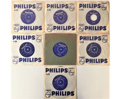 PHILIPS UK 7" - 60s PSYCH/MOD/POPSIKE RARITIES. Brilliant pack of 7 x lovely and clean 7" winners on Philips from '67 to '69.