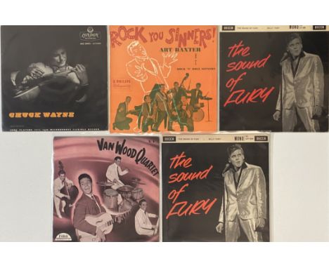 JAZZ/ ROCK - 10" RARITIES. One for the collectors, a boppin' selection of 5 10" rarities. Artist/ titles include Billy Fury ?