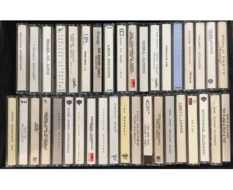 CLASSIC ROCK/ POP - PROMO CASSETTE JOB LOT. A large selection of around 71 mostly promo cassettes. Artist/ titles include Hou