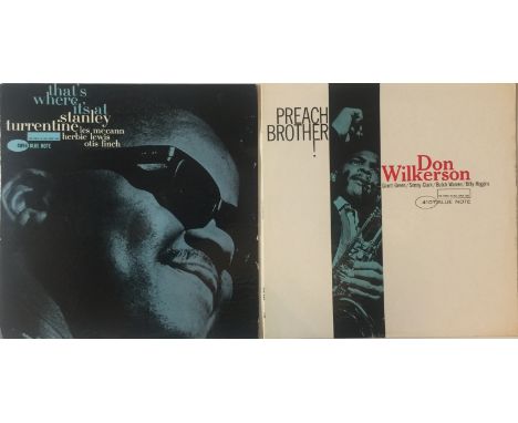 STANLEY TURRENTINE &amp; DON WILKERSON - THAT'S WHERE IT'S AT/PREACH BROTHER LPs (ORIGINAL US MONO BLUE NOTE PRESSINGS - BLP 