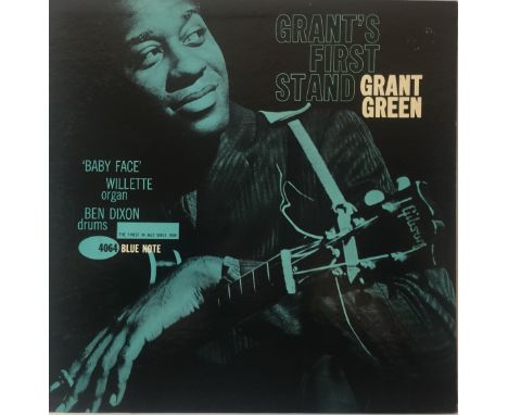 GRANT GREEN - GRANT'S FIRST STAND LP (EARLY 'CROSSOVER' US MONO BLUE NOTE PRESSING - BLP 4064). Scarcely seen 2nd US mono 'cr