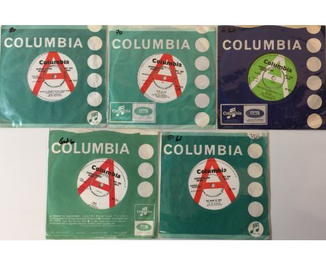 COLUMBIA 7" COLLECTION - 60s BEAT RARITIES (DEMOS). 5 x very tricky to source original UK 7" demos once again on Columbia. Ti