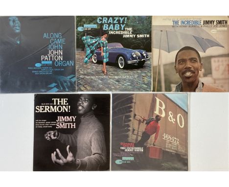 JOHN PATTON/JIMMY SMITH - BLUE NOTE LPs. Cool bundle of 5 x early/original Blue Note LPs from these Organ masters! Titles are