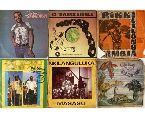 AFRICAN - LPs (WITH RECORDINGS FROM ZAMBIA AND THE CONGO). Wonderful taste with this collection of 24 x LPs mainly from Zambi