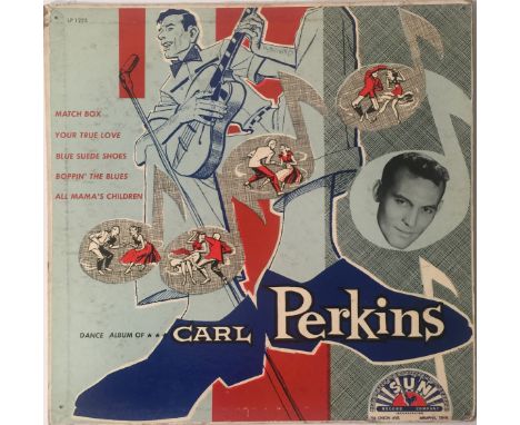 CARL PERKINS - DANCE ALBUM OF LP (ORIGINAL US PRESSING - SUN LP 1225). A well presented original US Sun Records copy of the l
