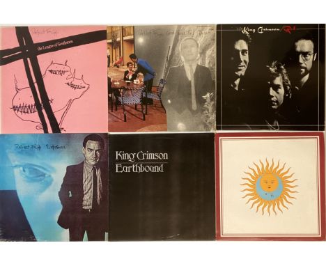 KING CRIMSON &amp; RELATED - LPs. Expert bundle of 6 x original title LPs from King Crimson and Robert Fripp. Titles are King