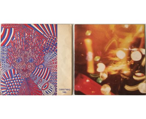 THE BEATLES - CHRISTMAS FLEXI 7". Fab pack of 2 x fan club Christmas flexis. Titles are The Beatles Sixth Christmas Record (L