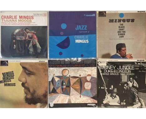 CHARLIE MINGUS - RARITY LPS. A groovy selection of 9 LP rarities by jazz legend Charlie Mingus. Titles include The Black Sain