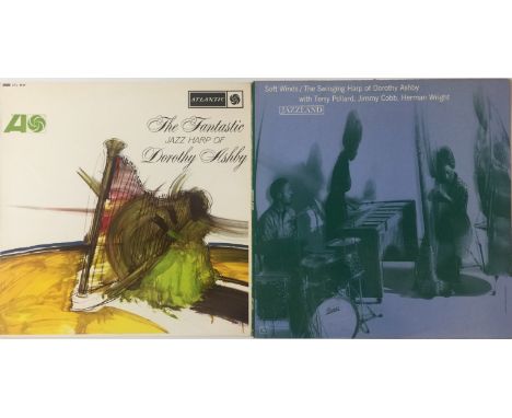 DOROTHY ASHBY - RARITY LPS. Lot includes 2 LPs by the great Jazz harpist Dorothy Ashby. Titles include Soft Winds: The Swingi