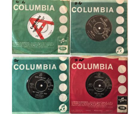 COLUMBIA 7" COLLECTION - 60s POP RARITIES. Scarce 60s Pop winners with 4 x extremely difficult to track down original Columba